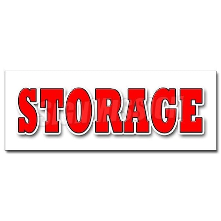 STORAGE DECAL Sticker Long Short Term Climate Controlled Secure Indoor